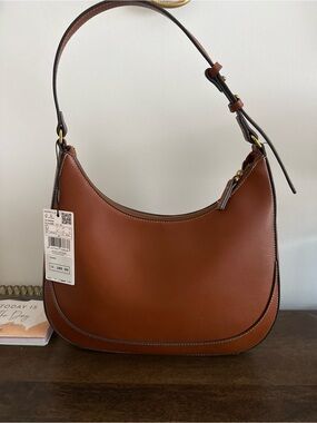 Mango Brown Shoulder Bag - Elegant Everyday Carry